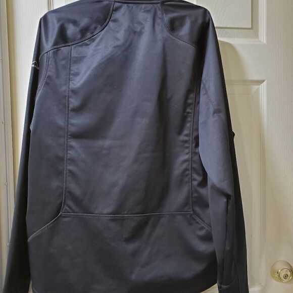 Eddie bauer jacket womens size xl black trail soft shell water resistant logo - Picture 4 of 9